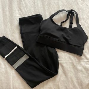 Lilybod Baseline Set LIKE NEW ! Top Size XS Leggings Size Small